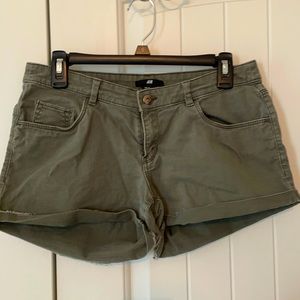 H&M Hunter Green Shorts